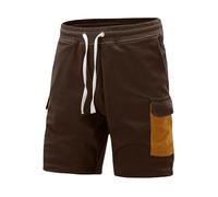 Générique Shorts De RandonnéE Homme,Short De Travail D'éTé, Pantalon DéContracté avec Poches, Style RéTro, Style Cent Cinq, Style High Street (Coffee, XL)
