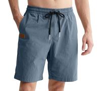 Générique Shorts DE Travail Short DéContracté Homme Coupe Droite ÉLéGant pour Toutes Saisons Confortable Et Polyvalent Quotidien Shorts DE VéLo à Coupe LâChe Hommes (Blue, XXXXL)