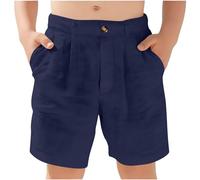 Générique Shorts en Lin décontractés pour garçons, Parfaits pour l'automne. Confortables et élégants, Ils sont également Respirants.