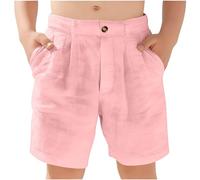 Générique Shorts en Lin décontractés pour garçons, Parfaits pour l'automne. Confortables et élégants, Ils sont également Respirants.