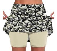Générique Shorts et Bermudas Femme,Vente Flash,avec Poches Sport Décontracté Jupe Couleur Unie Grande Taille Short Taille Moyenne Pantalons- La Randonnée, La Course Pas Cher