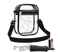 Générique Shoulder Bag - Clear PVC Concert Party Sling Pack | Clear PVC Shoulder Bag With Sling Design For Concerts, Festivals, Stadiums, Sports, Work, Commuting And Travel