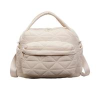 Générique Shoulder Bag - Lightweight Nylon & Cotton Handbag | Multi Pocket Crossbôdy Bag | For Work Travel And Shopping, Soft Water-resistant Shoulder Backpack For Women,1-Pack