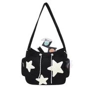 Générique Shoulder Bag, Tote Purse, Large Capacity Design with Star Pattern, Portable Messenger Style, Shoulder Storage for Girt, Travel, School, Casual Outings, 14.96x12.6x4.72 Inches