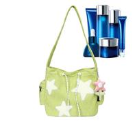 Générique Shoulder Bag, Tote Purse, Large Capacity Design with Star Pattern, Portable Messenger Style, Shoulder Storage for Girt, Travel, School, Casual Outings, 14.96x12.6x4.72 Inches
