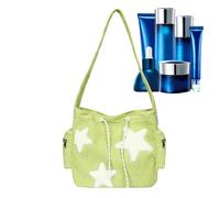 Générique Shoulder Bag, Tote Purse, Large Capacity Design with Star Pattern, Portable Messenger Style, Shoulder Storage for Girt, Travel, School, Casual Outings, 14.96x12.6x4.72 Inches