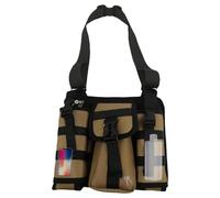 Générique Shoulder Bag with Water Bottle Holder, Sports Shoulder Bag with Bottle Carrier, Workout Shoulder Bag with Multi Pockets, Adjustable Hiking Shoulder Bag with Carabiners,