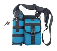 Générique Shoulder Bags with Water Bottle Holder,Men's Crossbody Purse for Workout Going Out,Small Multi Compartment Backpacks (Light blue)