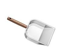 Générique Shovel Wooden Handle - Stainless Steel Cat Litter Scoop, Non Stick Kitten Litter Lifter, Fine Hygiene Effortless Waste Removal Feature for Multi Pet, Cleaning Tools, Multi Color