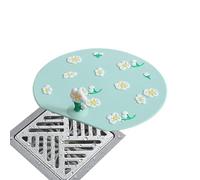 Générique Shower Hair Catcher - Shower Hair Trap | Bathroom Drain Protector with Leak Proof Seal, Bathtub Cover with Easy Fit Design, Silicone Drain Cover, Sink Drains Strainer for Bathroom Plumbing