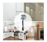 Générique Shower Razor Holder 5.5cm Suction Cup Mount | Wall Mounted Wet Razor Storage - Strong Material | Glass Tile Bathroom Organizer | Shower Sink Grooming Accessory