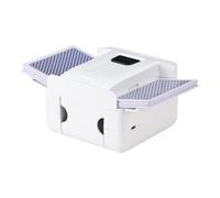 Générique Shuffle Machine - 7.2V 2000mAh 12.8 X 12.2 X 8.2 Cm | Automatic Card Shuffling Machine for 2 Decks | USB Rechargeable Card Accessory for Home Travel Gathering Tournament Camping