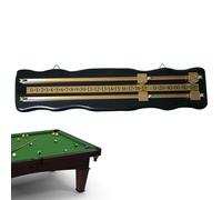 Générique Shuffleboard Scoreboard - Billiard Scorer for Games | Metal and High Density Board with Easy Read Display, Reusable Clear Function, Two Player Usage for Football Billiard