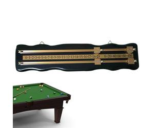 Générique Shuffleboard Scoreboard - Billiard Scorer for Games | Metal and High Density Board with Easy Read Display, Reusable Clear Function, Two Player Usage for Football Billiard