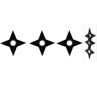 Générique Shuriken Etoile Mousse Lame Mousse Katana Ninja Epee Sabre en Mousse Vendu par 3