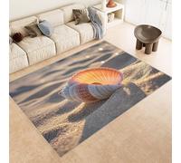 Générique Sicily Tapis Vintage abris de Plage, Adulte Poils Ras Maritime Lavable, à Poils Courts, antidérapant, Doux, pour Chambre à Coucher, Chambre d'enfant, Bureau 100x140cm
