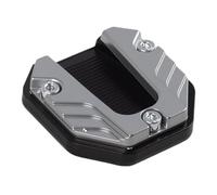 Générique Side Stand Extension Pad - Motorcycle Floor Protector Anti Slip Anti Sinking Plate, Heavy Duty Design | for Grass Soft Ground Sand Snow Slippery Road Hot Pavement Riding Use