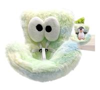 Générique Siège Auto Portable pour Poupée Bébé,Coussin De Chaise en Peluche avec Design Mignon Aux Grands Yeux,Siège Auto Jouet | pour Filles Bambins Jeu Vent Exposition De Collection Jouets 10-17cm