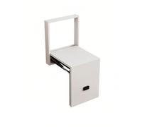 Générique Siège de Couloir Pliable, Banc à Chaussures Pliable Ultra-Mince, Tabouret à Langer Facile à Installer, Chaise Murale for Petits espaces(Milk)