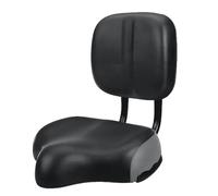 Générique Siège de Selle de vélo surdimensionné | Selle de vélo Large rembourrée avec Support Dorsal,Selle à Coussin Large rembourrée, Dossier Souple, Selle de Tricycle surdimensionnée pour de Route