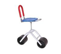 Générique Siège De Travail for Chariot De Jardin for Personnes Âgées, Chariot De Jardinage Robuste avec Siège, Siège Pivotant À 360 °, Dossier Ergonomique(Color1)