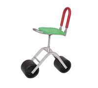 Générique Siège De Travail for Chariot De Jardin for Personnes Âgées, Chariot De Jardinage Robuste avec Siège, Siège Pivotant À 360 °, Dossier Ergonomique(Color2)