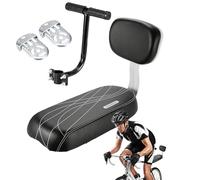 Générique Siège De Vélo Arrière - Kit De Dossier Et De Coussin De Siège De Vélo pour, 14,57 * 9,84 * 6,3 Pouces Sièges De Porte-vélo pour Accoudoir Arrière Repose-Pieds | Coussin De Univers