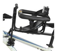 Générique Siège De Vélo pour - D'aluminium 15x12 Pouces | Coussin De Cadre De Vélo Amovible | Selle De Vélos De Montagne Confortable pour Enfant, avec Repose-Pieds, Support pour Voyage
