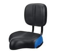 Générique Siège de vélo Universel,Selle Confort surdimensionnée avec Dossier | Siège de Selle de vélo réglable avec Dossier Souple, pour VTT, de Route, Tricycle Adulte