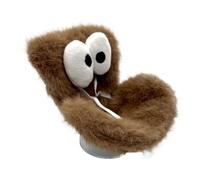 Générique Siège De Voiture pour Poupée Bébé - Chaise en Peluche Rembourrée Design Grands Yeux - Siège De Voiture pour Poupées,Destiné Aux Filles Et Bébés pour Jeu Vent Et Affichage 10-17 Cm