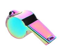 Générique Sifflet De Sport - Sifflet en Acier Inoxydable avec Lanière | Son Fort Et Net pour Entraîneurs, Arbitres Et Officiels | Accessoire Extérieur en Métal Durable, Son Puissant, pour Événem