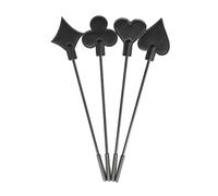 Générique Sifflet d'entraînement for Chevaux en Cuir PU, pagaie, gifle, cravache d'équitation, améliore Les Outils d'entraînement équestre(Set:A+B+C+D)