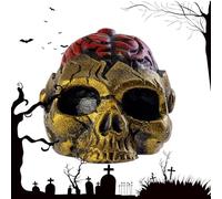 Générique Sifflet Effrayant | Crâne De Tête Halloween,Design Cerveau Farce Sonore Décoration Avertissement pour Adultes Et Randonnée