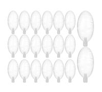 Générique Sifflets De Jouet - 20 Pièces | Outils À Faire du Bruit en Forme d'olive Ovale - pour Adultes Amateurs de Chiens, Fête, Projets de Bricolage DIY,