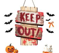 Générique Signal D'Avertissement Halloween Panneau déco extérieur fêtes
