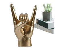 Générique Signe De Main Rock Roll, Sculpture Rock on Hand,Statues De Doigt De Sculpture À La Main | À La D’Art Moderne, Signe De Je T’Aime La Décoration Intérieure, Esthétique De Dé