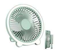 Générique Silent Desk Fan, Quiet Portable Cooling Fan, 7.6x2.76x2.76 Inches Built in Night Light Feature and Adjustable Speed Settings, Rechargeable Cool Gadget for Bedroom, Wall Mount