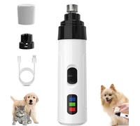 Générique Silent Groom Pro Nail Grinder, 2025 New Dog Nail Trimmer, for Dogs and Cats, Quick USB Charge with Replacement Grinding Heads (1Set Standard)