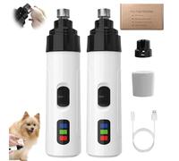 Générique Silent Groom Pro Nail Grinder, Silent Groom Pro, 2025 New Heusom Silent Groom Pro Nail Grinder, USB Rechargeable Pet Nail Grinder, Dog Nail Trimmers, Pet Paws Grooming Smoothing Tool (D)