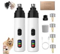 Générique Silent Groom Pro Nail Grinder, Silent Groom Pro, 2025 New Heusom Silent Groom Pro Nail Grinder, USB Rechargeable Pet Nail Grinder, Dog Nail Trimmers, Pet Paws Grooming Smoothing Tool (F)