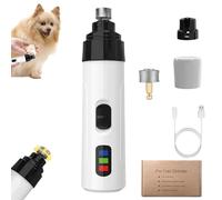 Générique Silent Groom Pro Nail Grinder, Silent Groom Pro Nail Grinder, 2025 New Silent USB Rechargeable Pet Nail Grinder, Dog Nail Trimmers, Pet Paws Grooming Smoothing Tool (1 Set+1 Grinding Head)