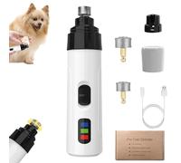 Générique Silent Groom Pro Nail Grinder, Silent Groom Pro Nail Grinder, 2025 New Silent USB Rechargeable Pet Nail Grinder, Dog Nail Trimmers, Pet Paws Grooming Smoothing Tool (1 Set+2 Grinding Head)