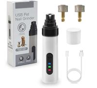 Générique Silent Groom Pro, Silent Groom Pro Nail Grinder Cordless, Dog Nail Trimmers, Quick USB Charge with Replacement Grinding Heads Smoothing Tool (SETC)
