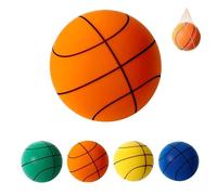 Générique Silent House Basketball, Quiet Indoor Safe Premium Foam Ball for Training, Grooved PU Foam Design for Realistic Bounce, Ideal Gift for Youth (Orange,3 (26.5"))