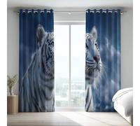 Générique Silhouette Rideaux Occultant Économie d'Énergie Rose Tranquille Romantique Architecture Rideau Doux intimité Rideaux Chambre Microfibre pour Chambre d'enfant 132x214 CM (2 Panneaux)