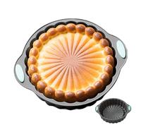 Générique Silicone Bakeware - Silicone Birthday Cake Mold Pan for Party with Flower Design | Food-Grade Material Details with Non-Stick Function, Unique Large Baking Tray for Brownies, Jelly and Tart