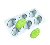 Générique Silicone Baking Mold - 6 Cavity Coffee Bean Dessert Mold For Mousse Chiffon Cake | Chocolate Pastry Baking Tray, Non Stick Food Grade Kitchen Bakings Tool