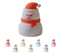 Générique Silicone Christmas Lights, Cute Touch Lamp, 2.76x3.54in Rechargeable Tap Control, Soft Ambient Glow, Authentic Portable Design for Desk, Table, Bedroom, Nursery, Living Room