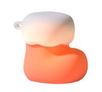 Générique Silicone Christmas Lights, Cute Touch Lamp, Rechargeable Ambient Lighting, 2.76 x 3.54 Inches, Soft Glow Design, Festive Decoration for Desk Table Bedroom Nursery Living Room Indoor Use