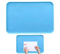Générique Silicone Craft Mat - Tapis Modelage Enfant | Support Créatif Multi-Fonctionnel Effaçable Et Lavable | Plateau d'art 61x40cm avec Bords Relevés pour Peinture, Pâte À Modeler, Création Bijoux